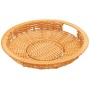 Round Wicker Basket Display