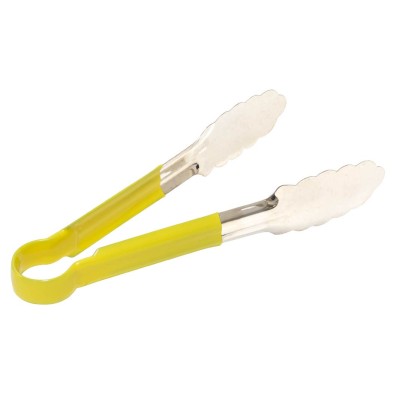 Stainless Steel Tongs yellow