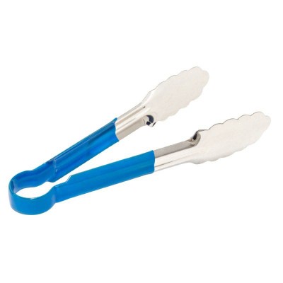 Stainless Steel Tongs blue