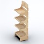 Rustic Shop Shelving Display SYDNEY 4 Tier with Lip