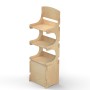 Rustic Shop Shelving Display SYDNEY 4 Tier