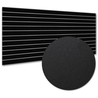 Slatwall Panel Black 2400x1200