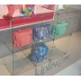 Cube 6 Glass Display 3 wide x 2 high