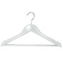 Child Wood Shirt Hanger White