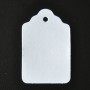 Paper Tags Lace Edged White, pack of 1000