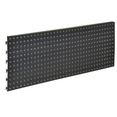 Gondola Shelving Volcano Pegboard Back Panel Black