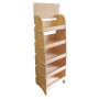 Rustic Shop Shelving Display 5 Tier with Lip SAIL