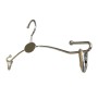 Metal Lingerie Hanger Silver