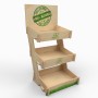 Timber Counter Display JAZZ 3 Tier