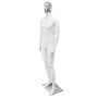 Premium Male Mannequin M22 White - Chrome Face
