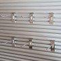 Aluminium Slat Wall Panel 25mm Groove Spacing