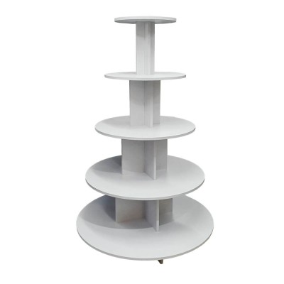 5 Tier Round Display Table
